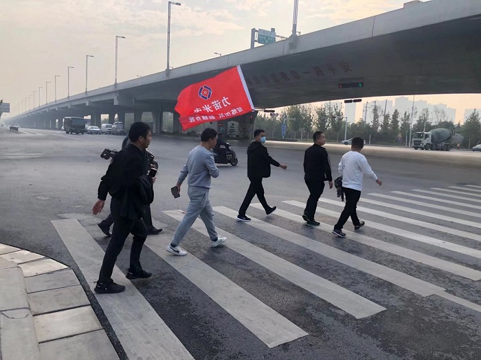  郑州led显示屏-力诺光电员工五十公里徒步总结